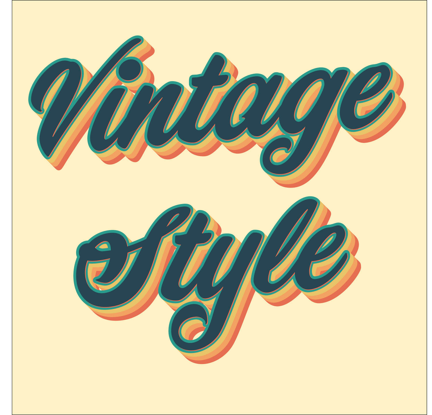 VINTAGE STYLE