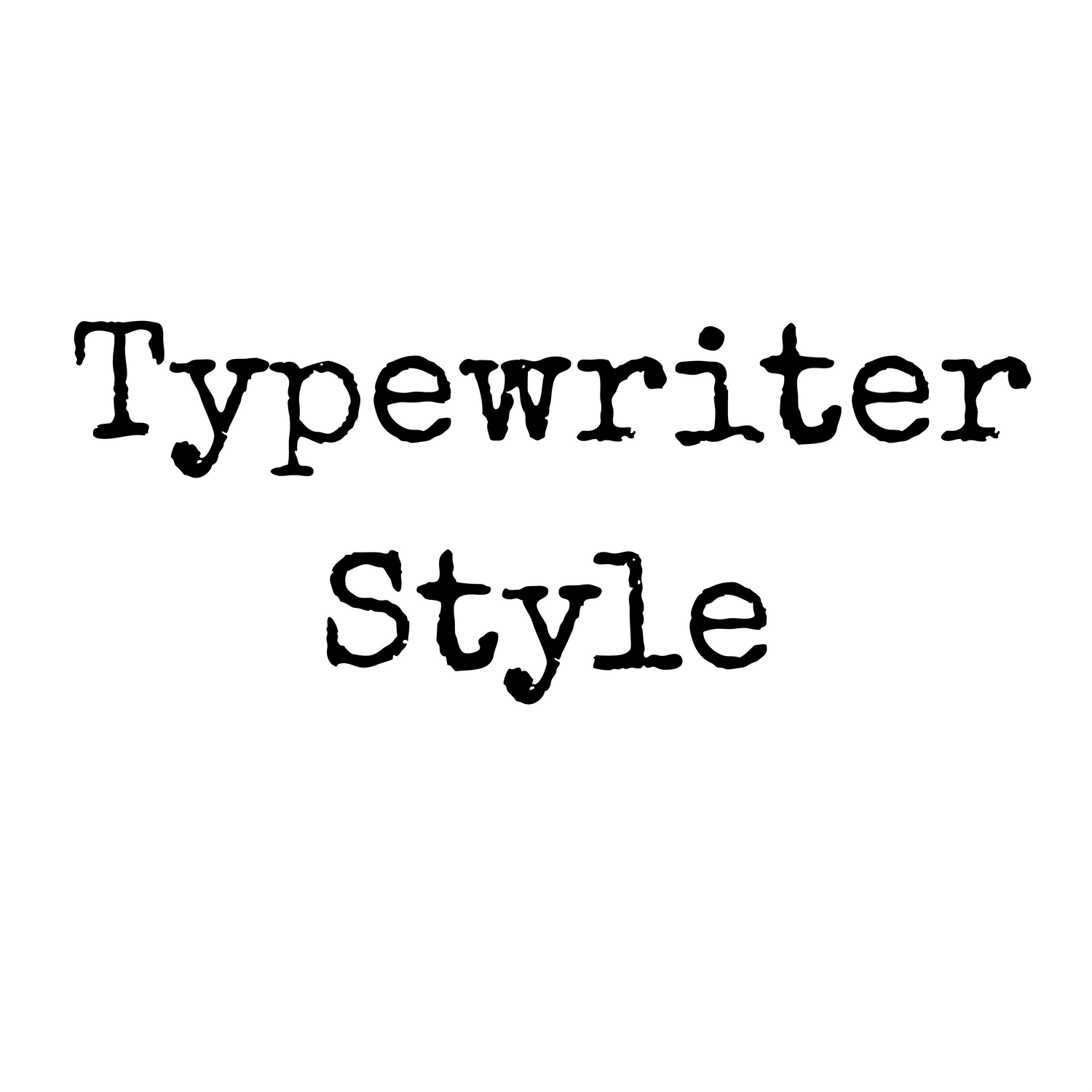 TYPEWRITER